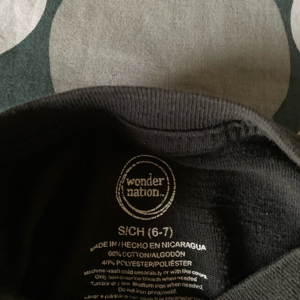 3 Wonder Nation gently used long sleeve shirts 6/7 - Picture 4 of 7